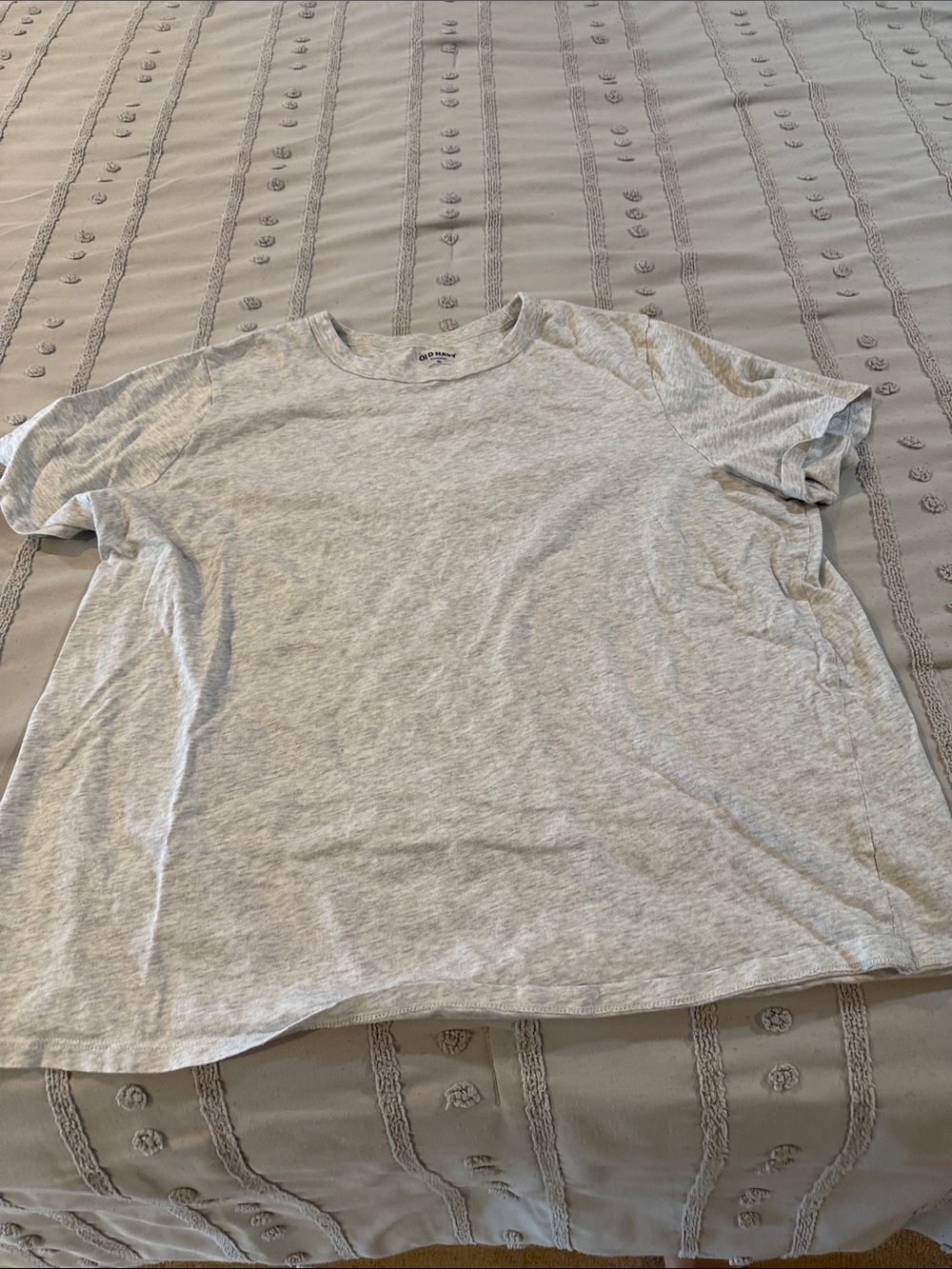 Essential Men's Short Sleeve Crew Tee in Heather Gray